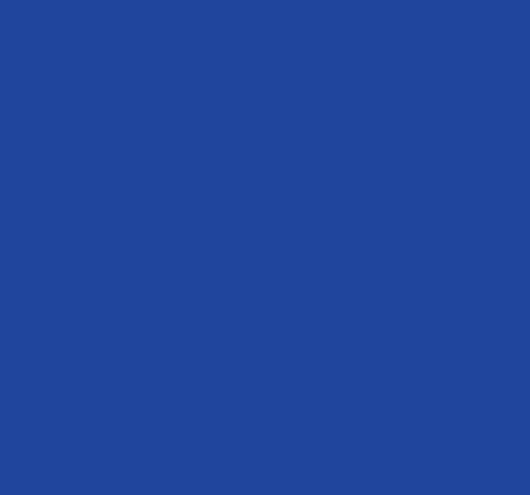 Blue Klein living room blind - TenStickers