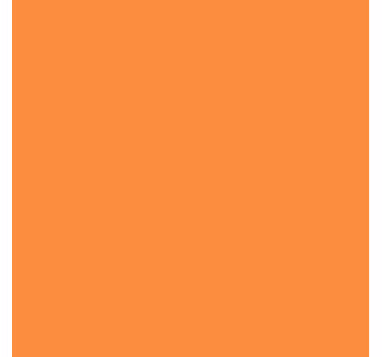 Orange monocolor kitchen blind - TenStickers