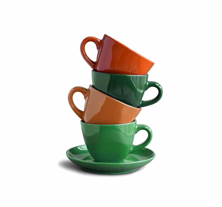 Cups  kitchen blind - TenStickers
