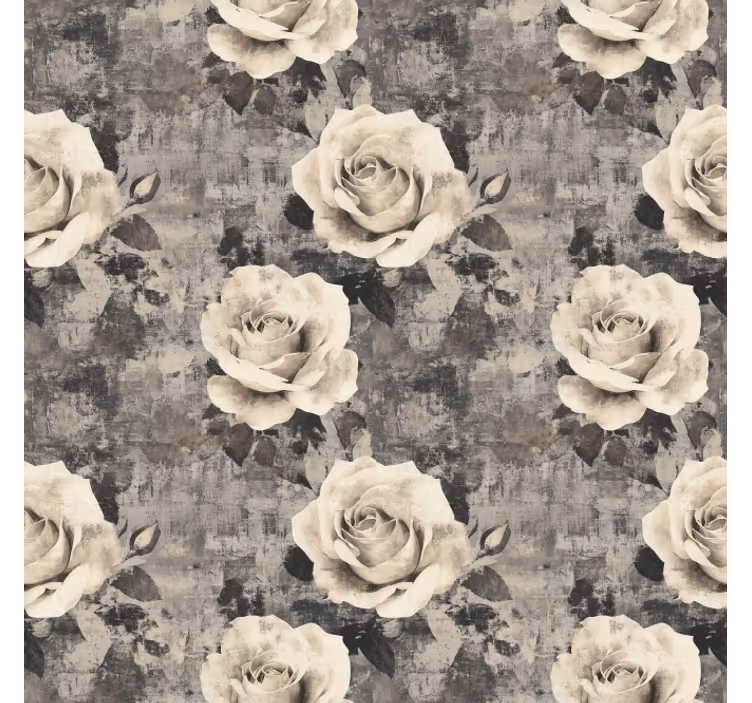 Marmur flowers  kitchen blind - TenStickers