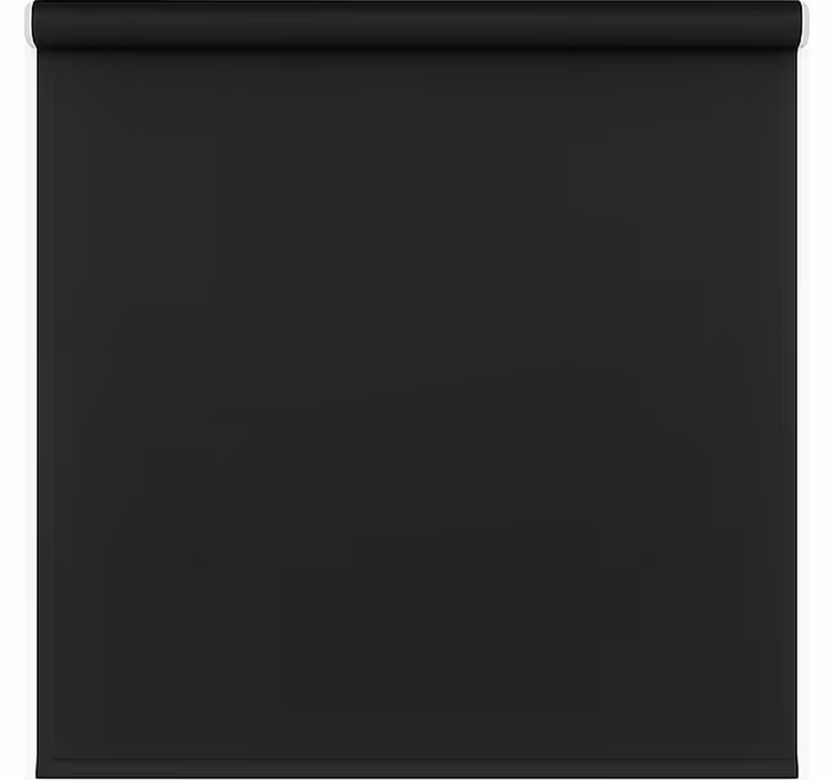 Matte black modern bathroom blind - TenStickers