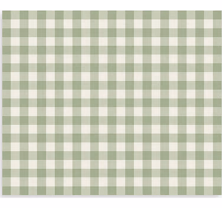 Green cloth pattern kitchen blind - TenStickers