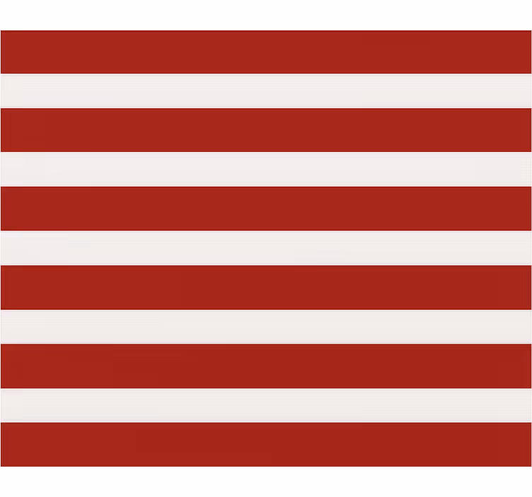 Red horizontal stripes childrens blind - TenStickers