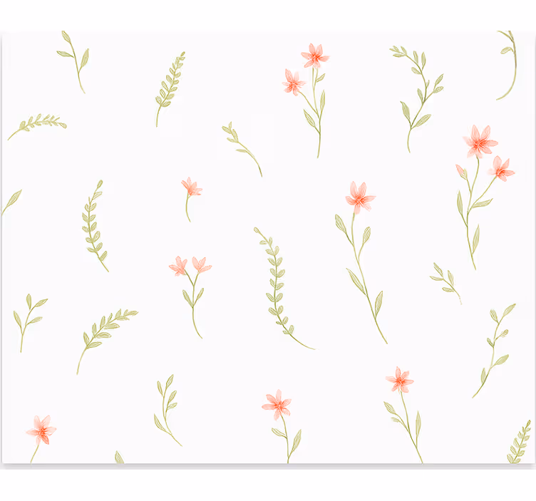 Pastel meadow flowers childrens blind - TenStickers