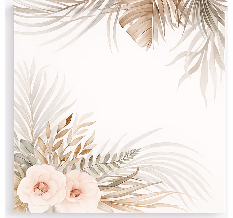Boho floral design childrens blind - TenStickers