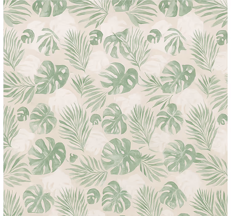 Tropical botanical leaves kitchen blind - TenStickers
