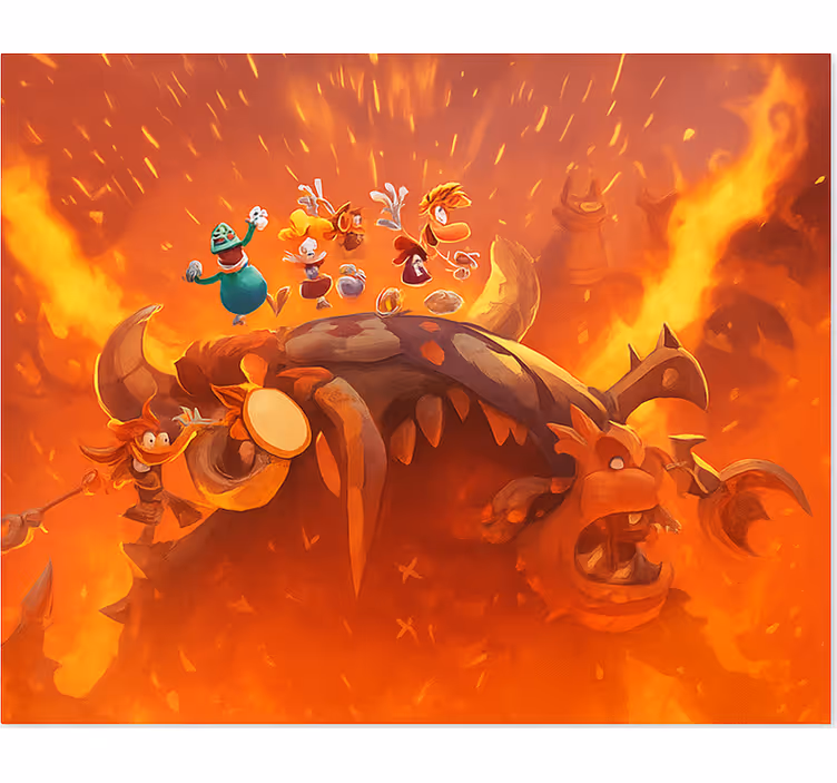 Fiery victory on monster geek roller blind - TenStickers
