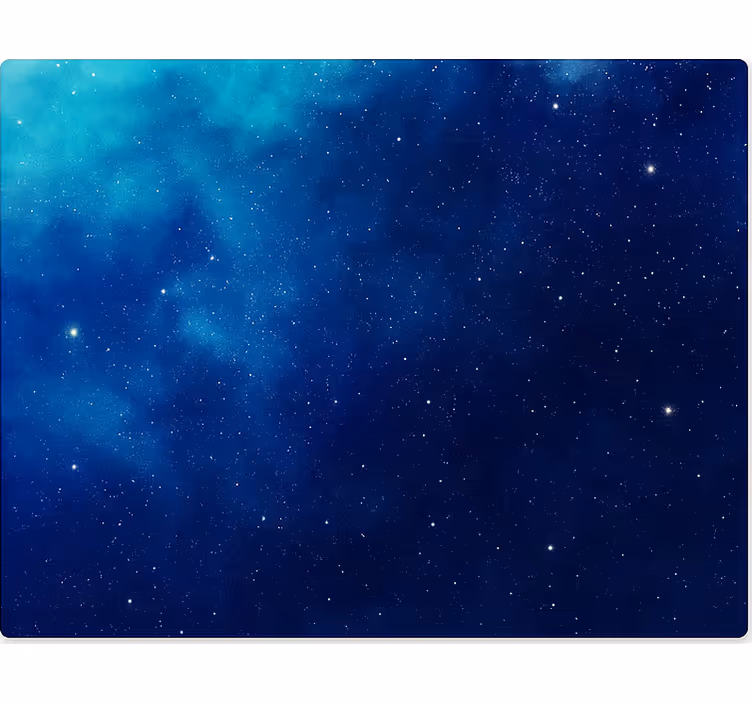 Blue Galaxy Star teenage  roller blind - TenStickers