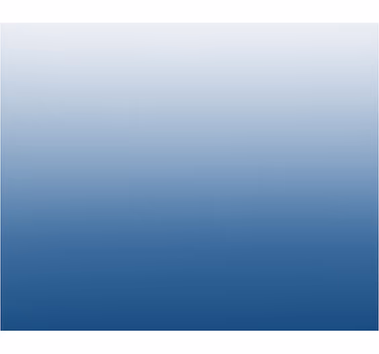 White to dark blue  teenage  roller blind - TenStickers