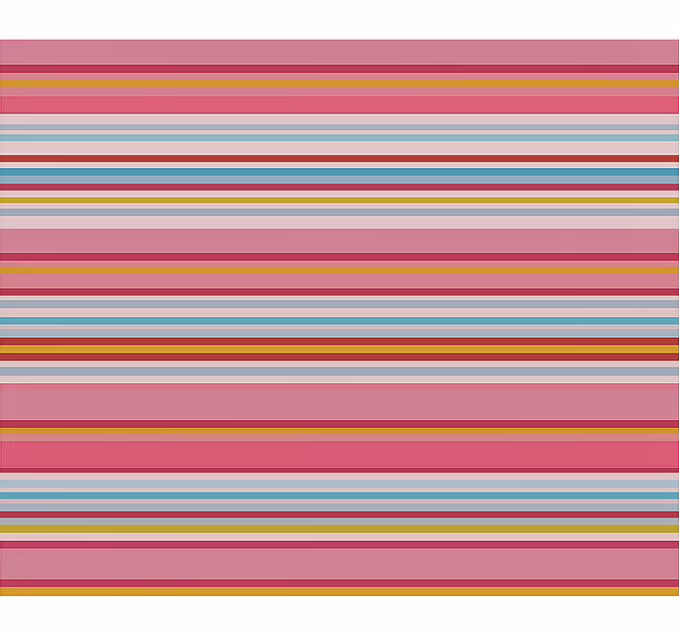 Multicolor Stripe Pattern teenage  roller blind - TenStickers