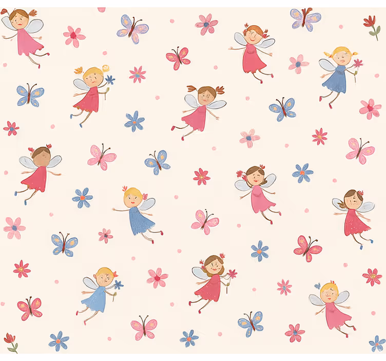 Happy little fairies teenage  roller blind - TenStickers