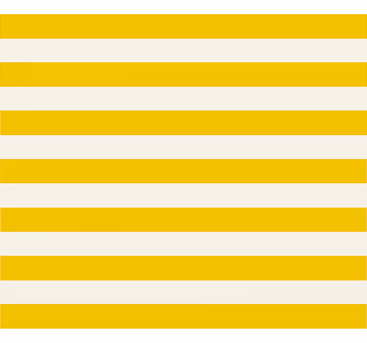 Yellow and white stripes teenage  roller blind - TenStickers