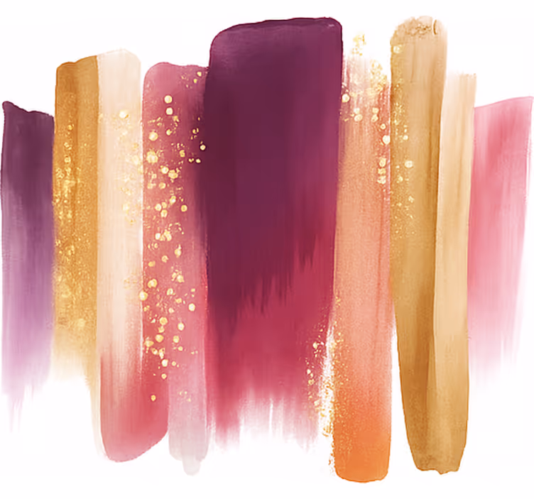 Abstract strokes teenage  roller blind - TenStickers