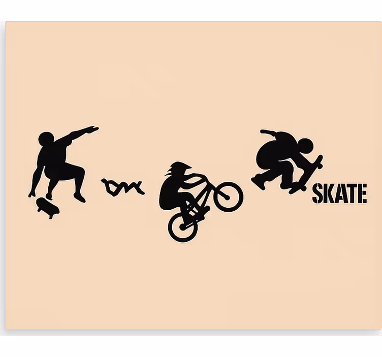Skate BMX sport teenage  roller blind - TenStickers
