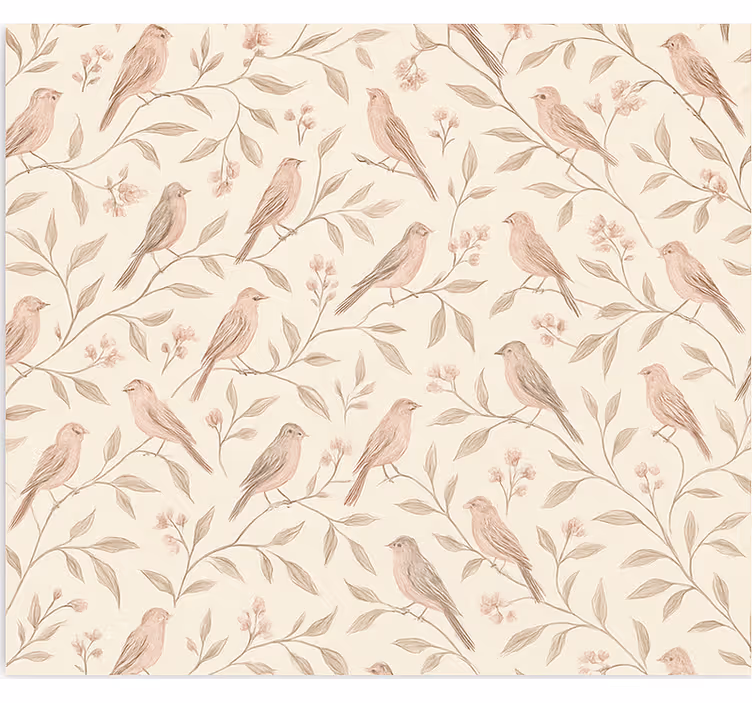 Vintage Bird Trail teenage  roller blind - TenStickers