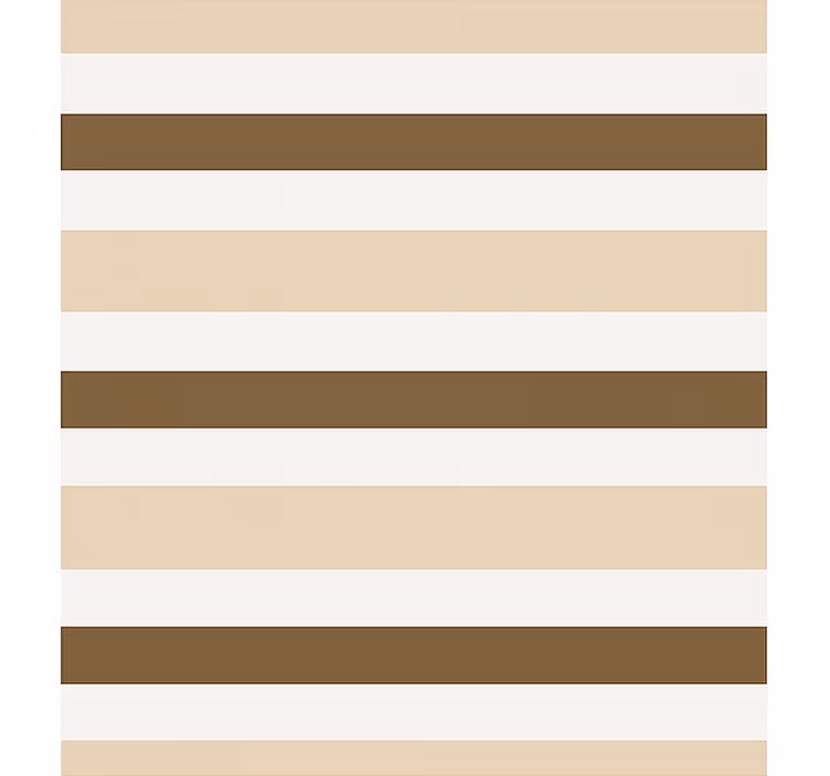 Brown beige stripe pattern  dining room blind - TenStickers