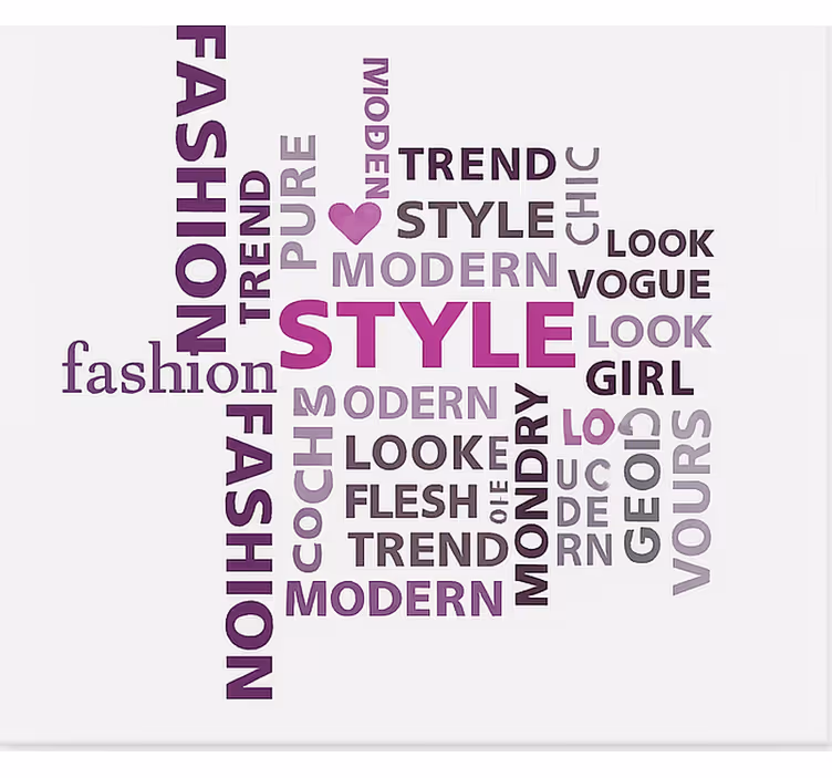 Beauty Text teenage  roller blind - TenStickers