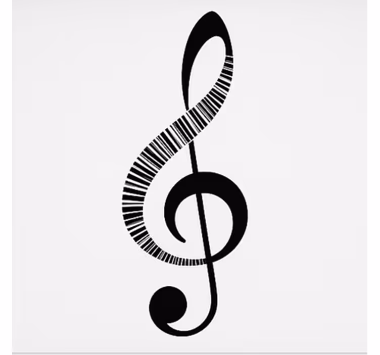 music note  teenage  roller blind - TenStickers
