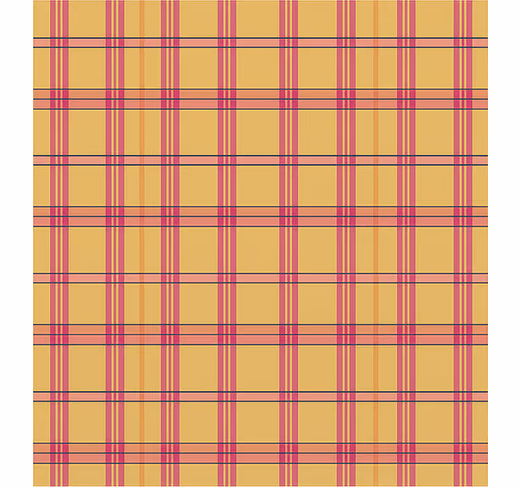 Pink yellow stripes teenage  roller blind - TenStickers