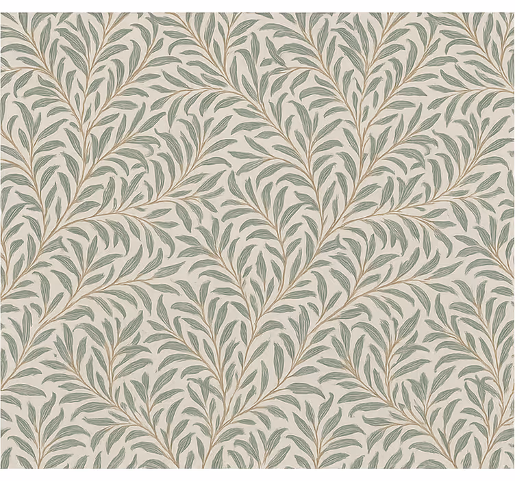 Dining room blind with earthy colored leaves - TenStickers