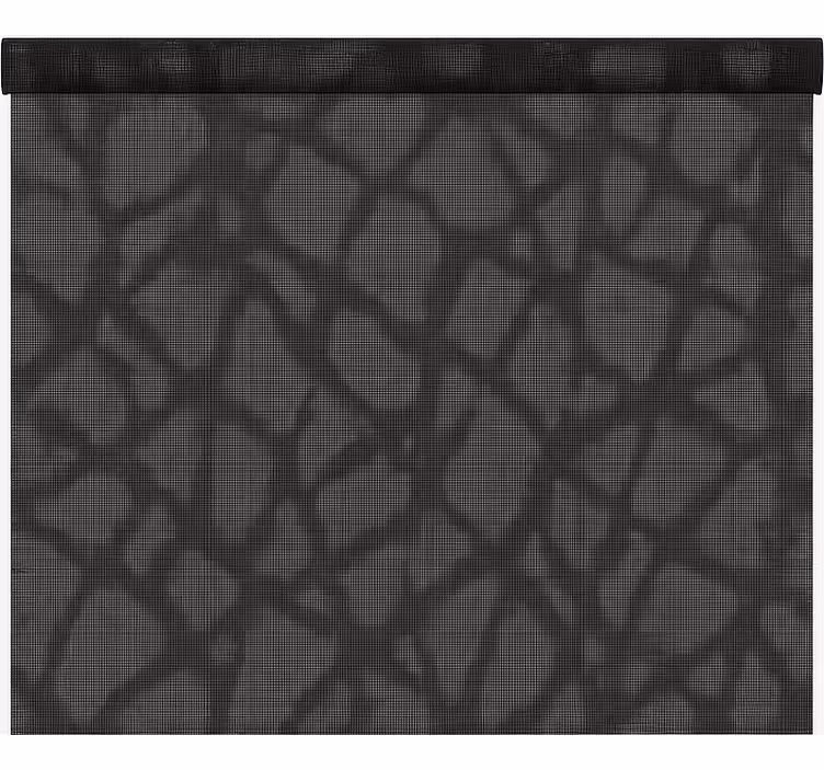 Office blind in sheer black/grey - TenStickers