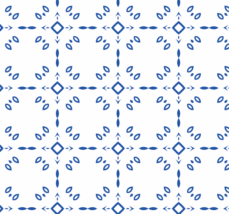 Bathroom blind with stylish geometric pattern - TenStickers