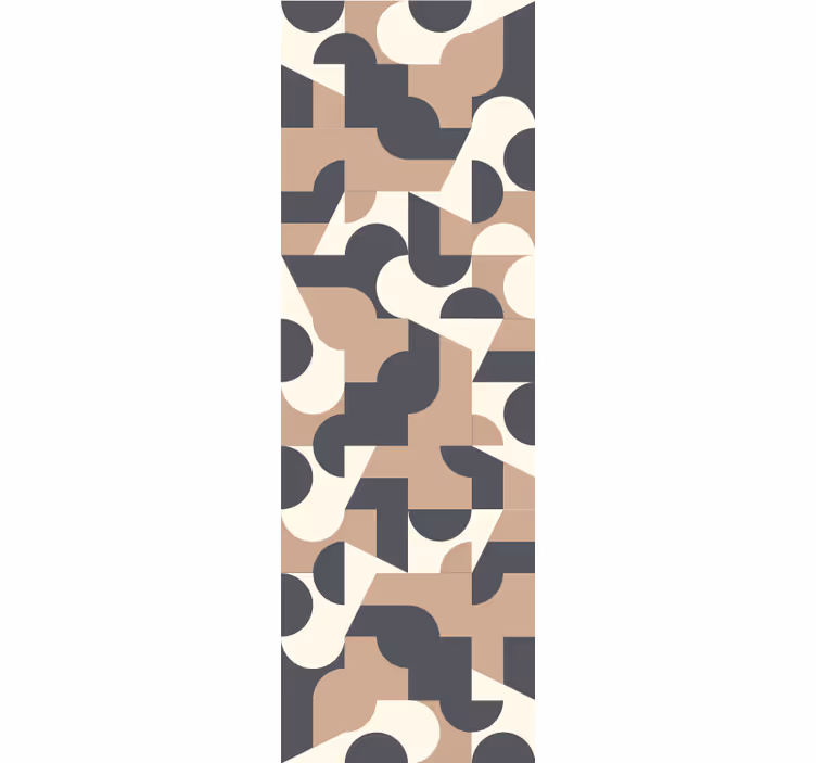 Home office blind in contrasting colors pattern - TenStickers