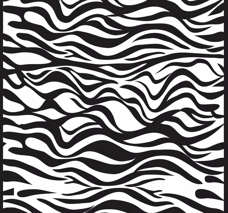 Home office blind zebra stripes pattern - TenStickers