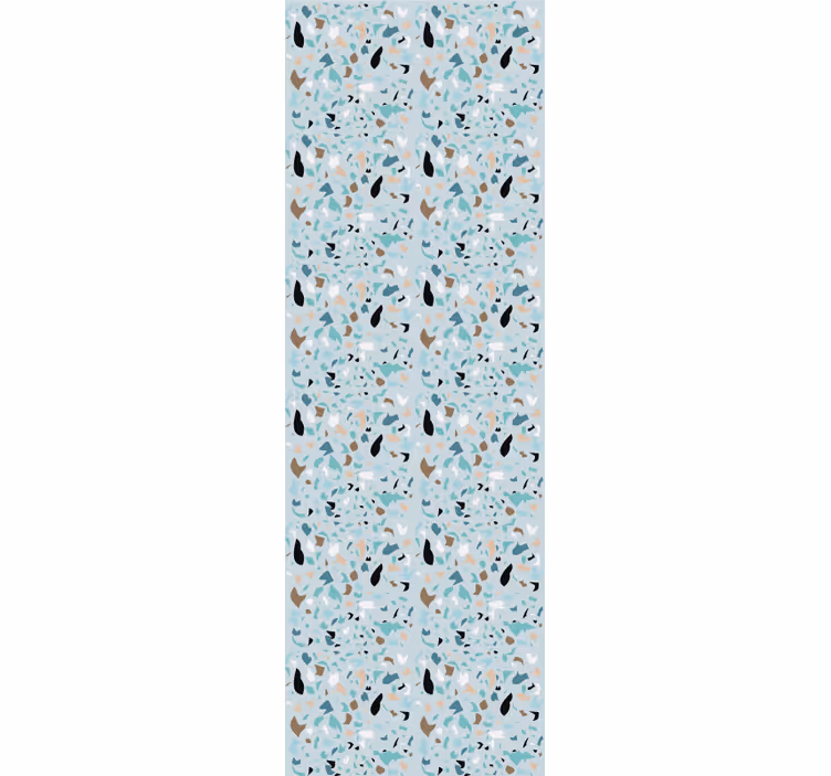Light blue terrazzo effect dining room blind - TenStickers