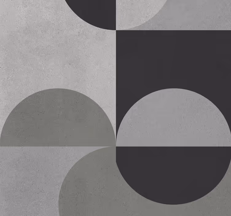 Kitchen blind in abstract grey pattern - TenStickers
