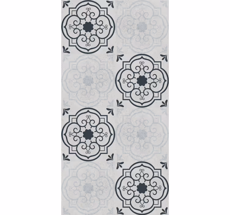 Kitchen blind in elegant grey tiles - TenStickers