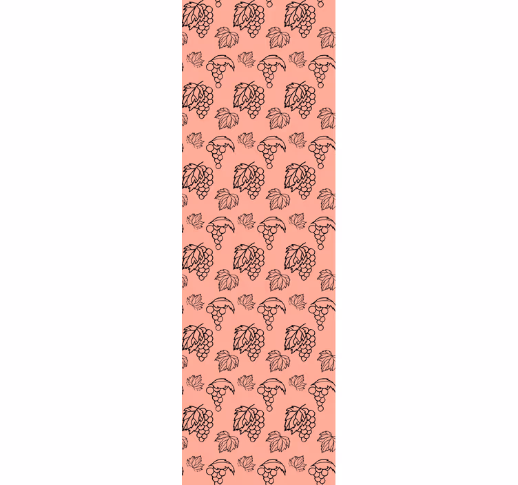 Grapevine pattern kitchen blind - TenStickers