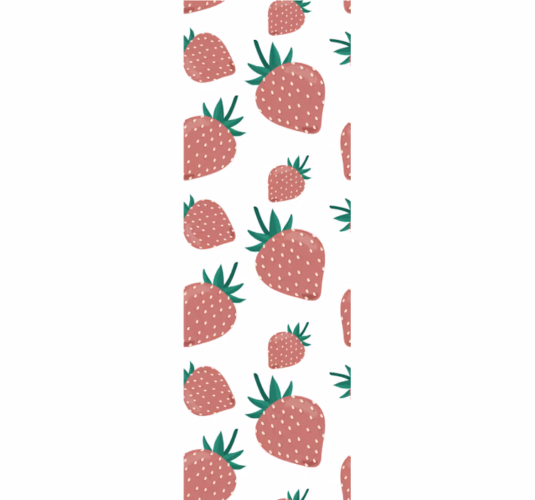 Kitchen blind strawberry design - TenStickers