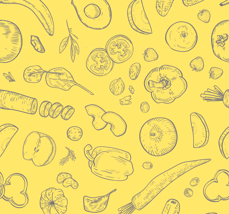 Kitchen blind fruitful designs - TenStickers