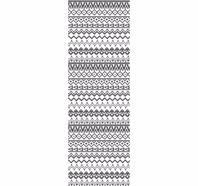 Kitchen blind with hand-drawn tribal design - TenStickers