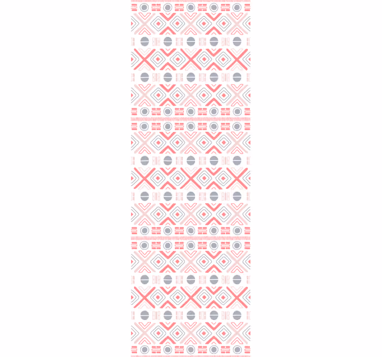 Kitchen blind in soft colored tribal patterns - TenStickers