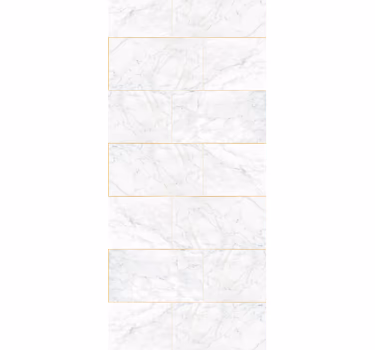 Kitchen blind in gray tones and gold marble - TenStickers
