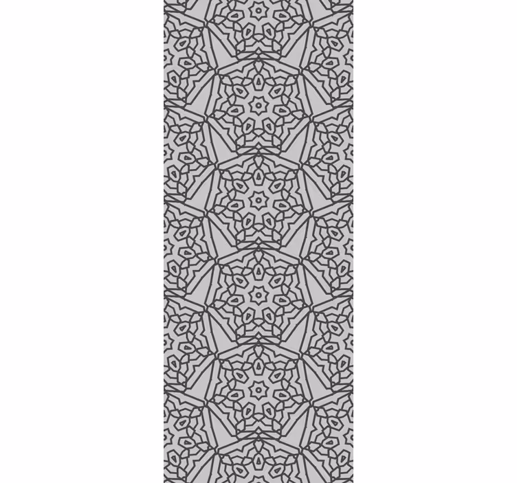 Kitchen blind in abstract arabic tile style - TenStickers