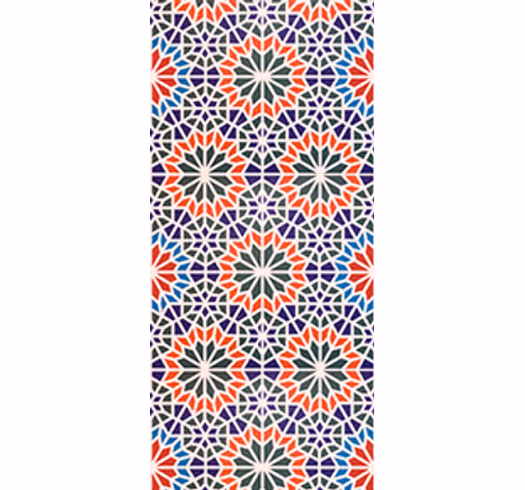 Kitchen blind in cool colorful tiles - TenStickers