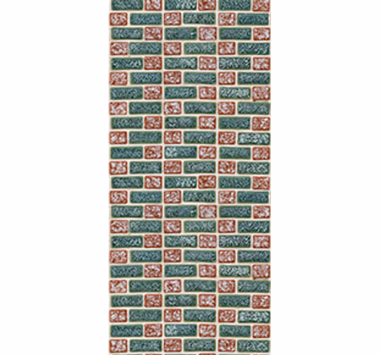 Kitchen blind simple brick tiles - TenStickers