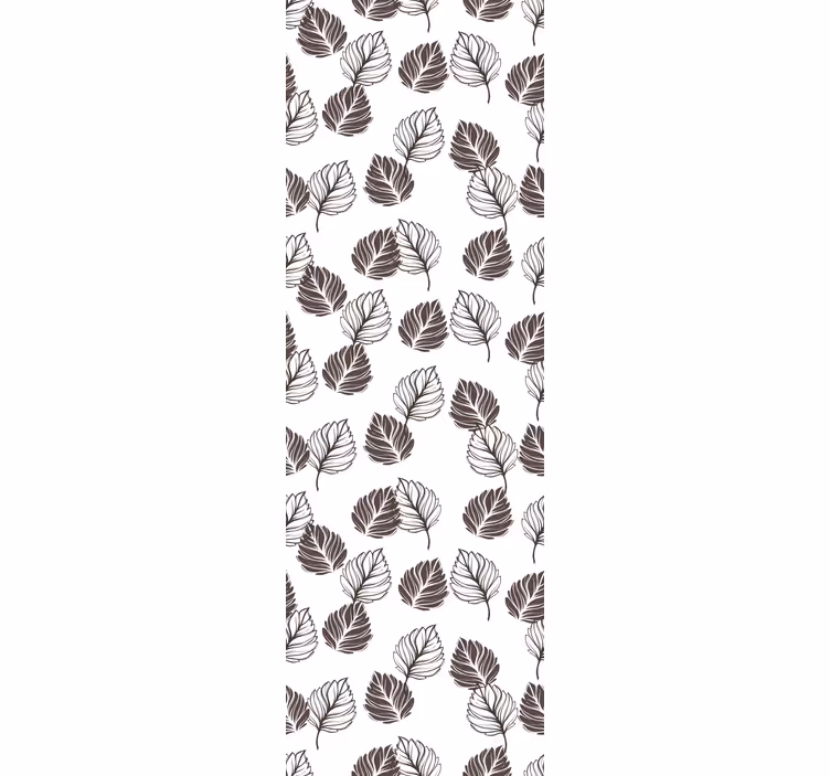 Kitchen blind in hoja grey kinfolk pattern - TenStickers