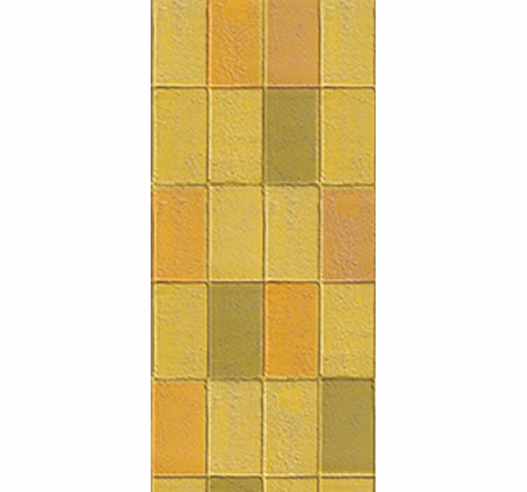 Kawaii style yellow shades kitchen blind - TenStickers