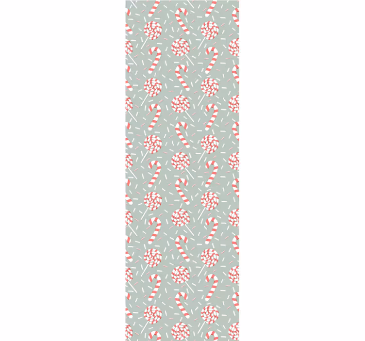 Kitchen blind red christmas candy - TenStickers