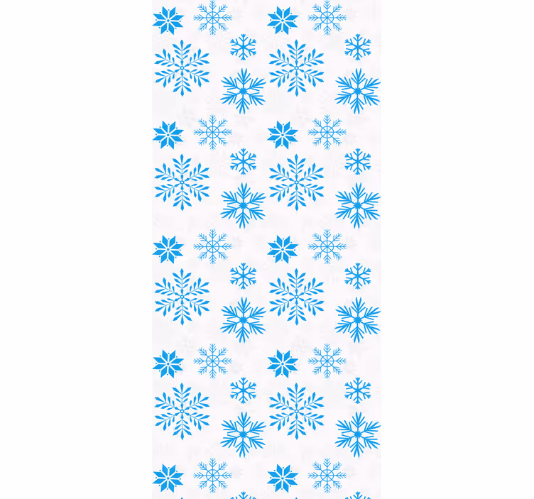 Snow crystal kitchen blind - TenStickers