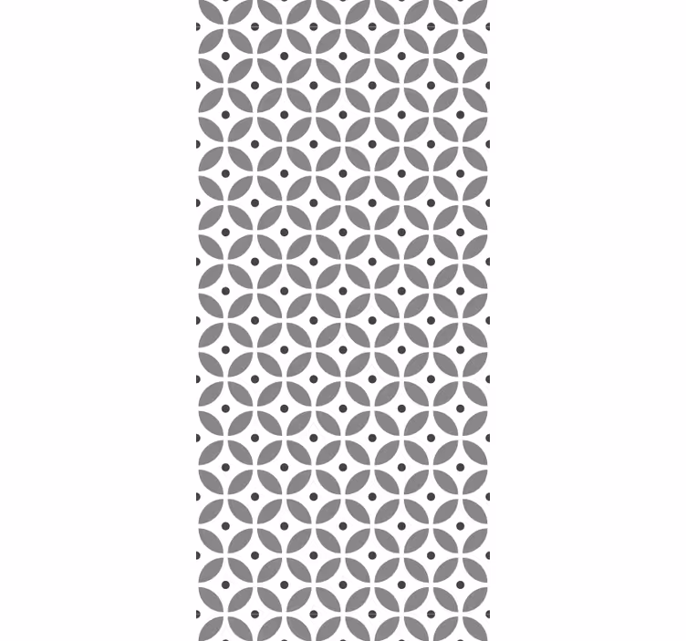 Kitchen blind nordic style seamless circles - TenStickers