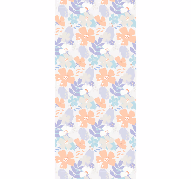Kitchen blind with nordic style original flowers - TenStickers