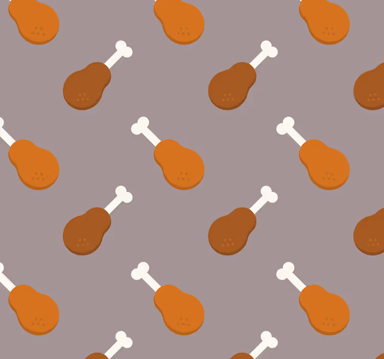 Kitchen blind chicken leg - TenStickers