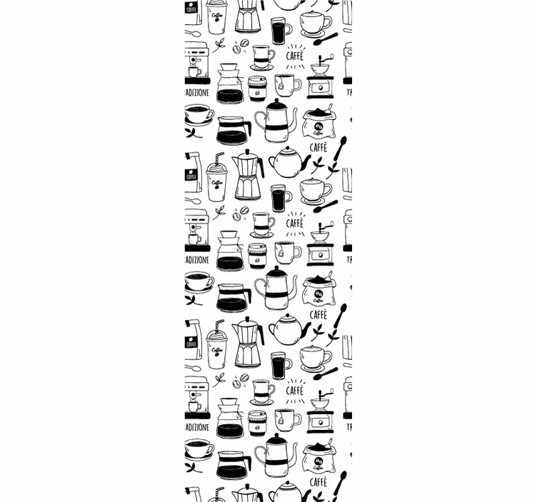 Kitchen blind coffee break - TenStickers