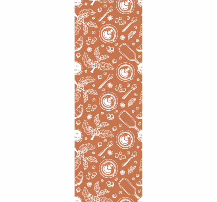 Kitchen blind coffee seamless pattern - TenStickers