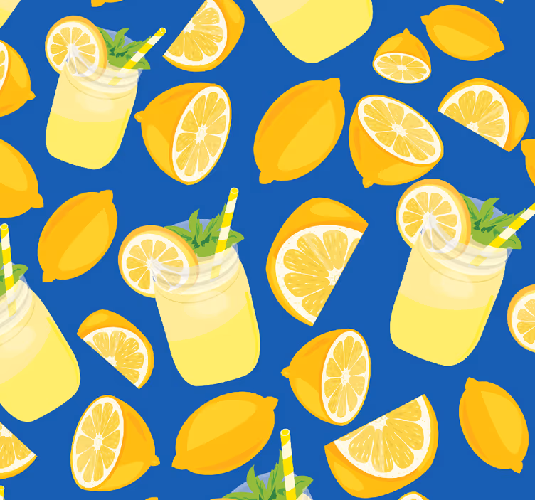 Kitchen blind lemon juice - TenStickers